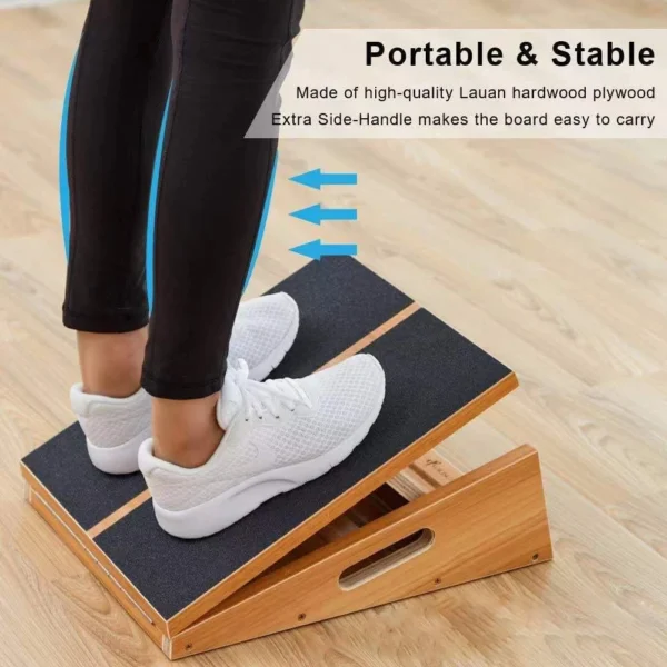 Adjustable Wooden Slant Board Stretcher L40.7cm W31.7cm