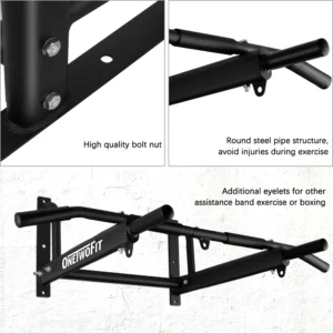 OneTwoFit Wall Mounted Bar 200KG