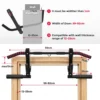 OneTwoFit Doorway Pull Up Bar L93cm W25cm H13cm