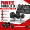 50KG Adjustable Dumbbell Barbell Set