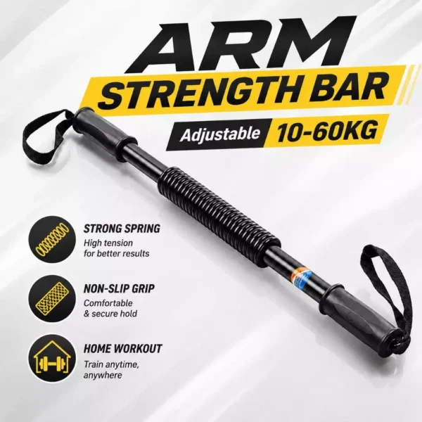 Power Twister Arm Strength Bar 10-60KG