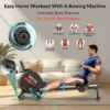 MY-HI Foldable Magnetic Rowing Machine