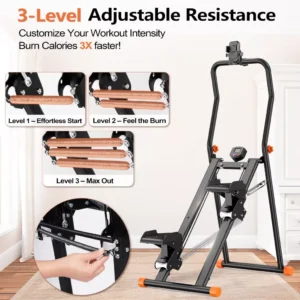 Foldable Stair Climber Stepper Machine