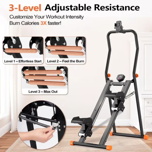 Foldable Stair Climber Stepper Machine