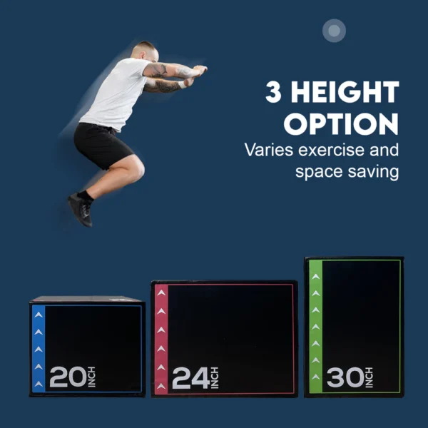 Triple Side Soft Foam Plyo Box