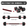 40KG Adjustable Dumbbell Barbell Set