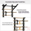 Adjustable Wooden Wall Bar Stretch Rack