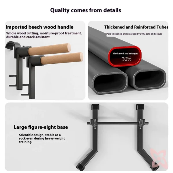Adjustable Wooden Wall Bar Stretch Rack