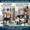 Adjustable Weight Bench with Lat Pulldown