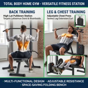 sg-11134207-820mw-mnz6hgias1e0b6.webp Adjustable Weight Bench with Lat Pulldown